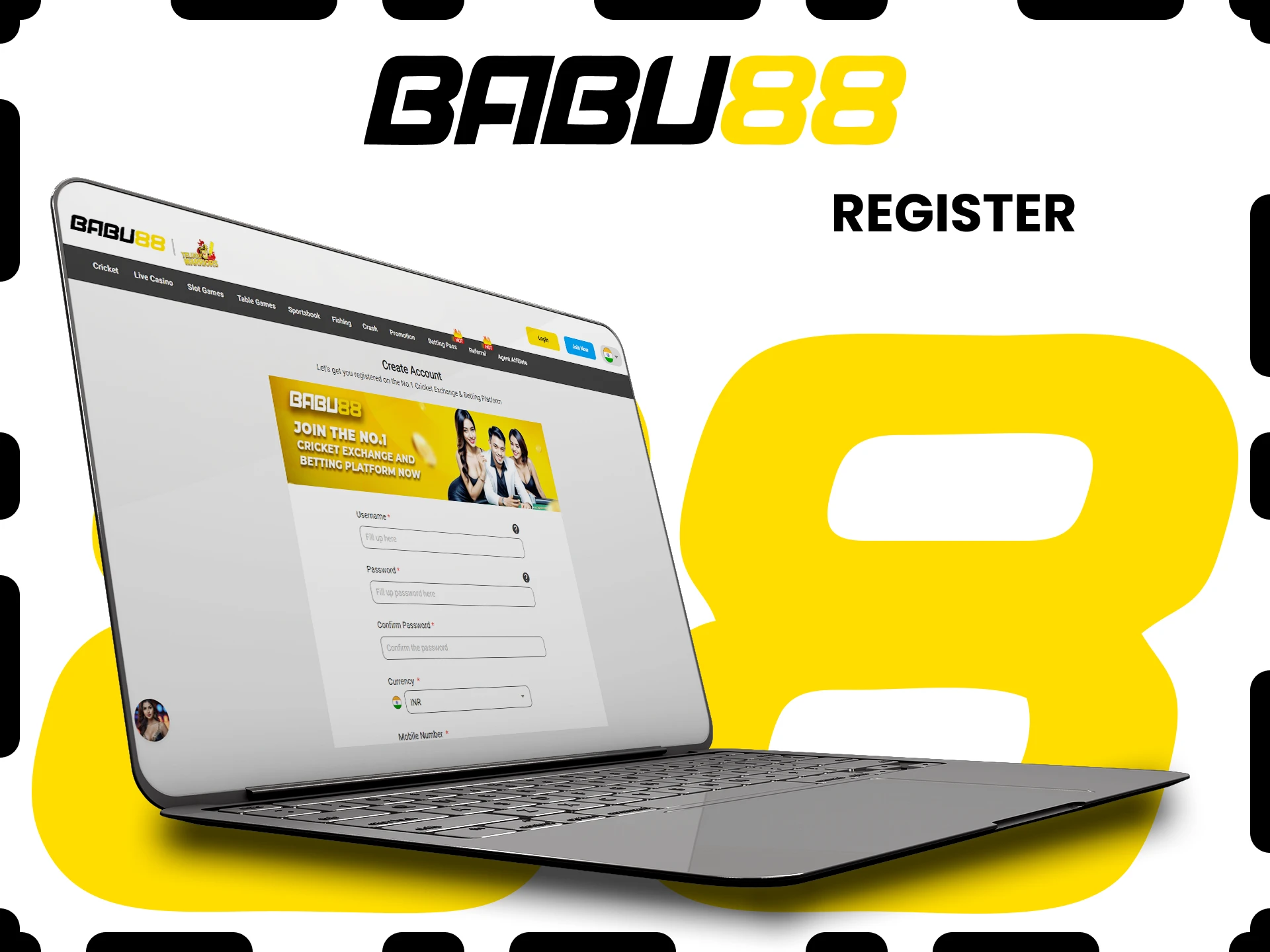 Babu88 ওয়েবসাইটে নিবন্ধন করুন।