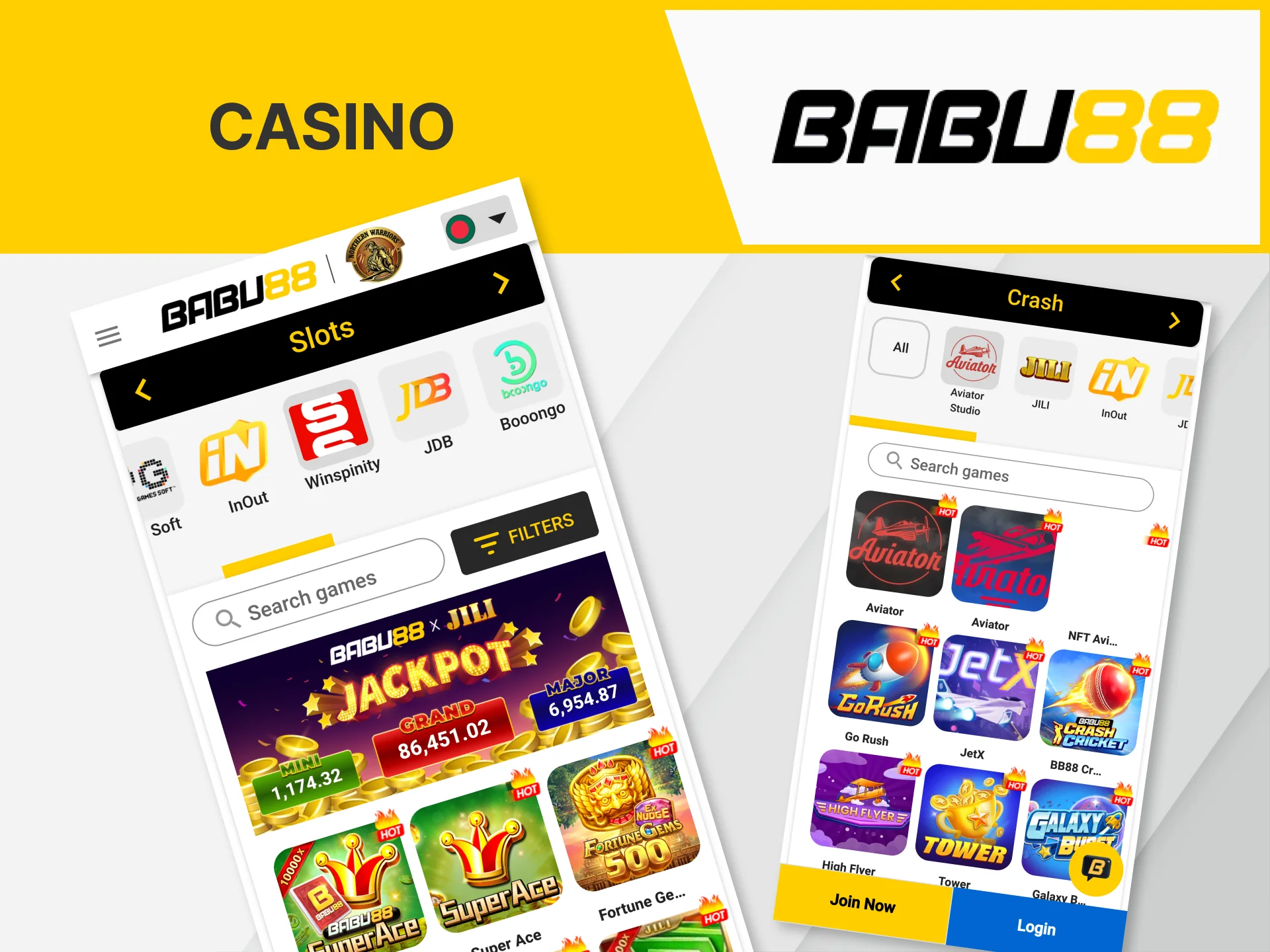 Discover Babu88 Casino with the app on your mobile.